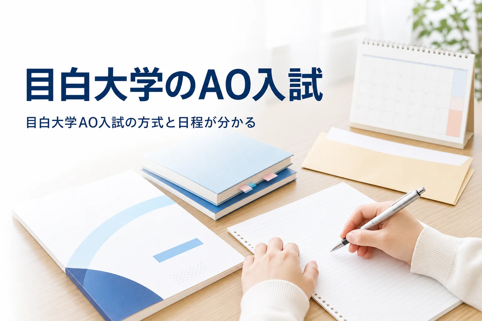 目白大学のAO入試(総合型選抜)の方式と日程を解説する記事のアイキャッチ